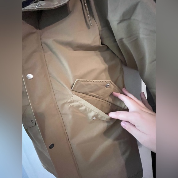 NWOT Jack & Jones Tan Raincoat for Men - Picture 3 of 6